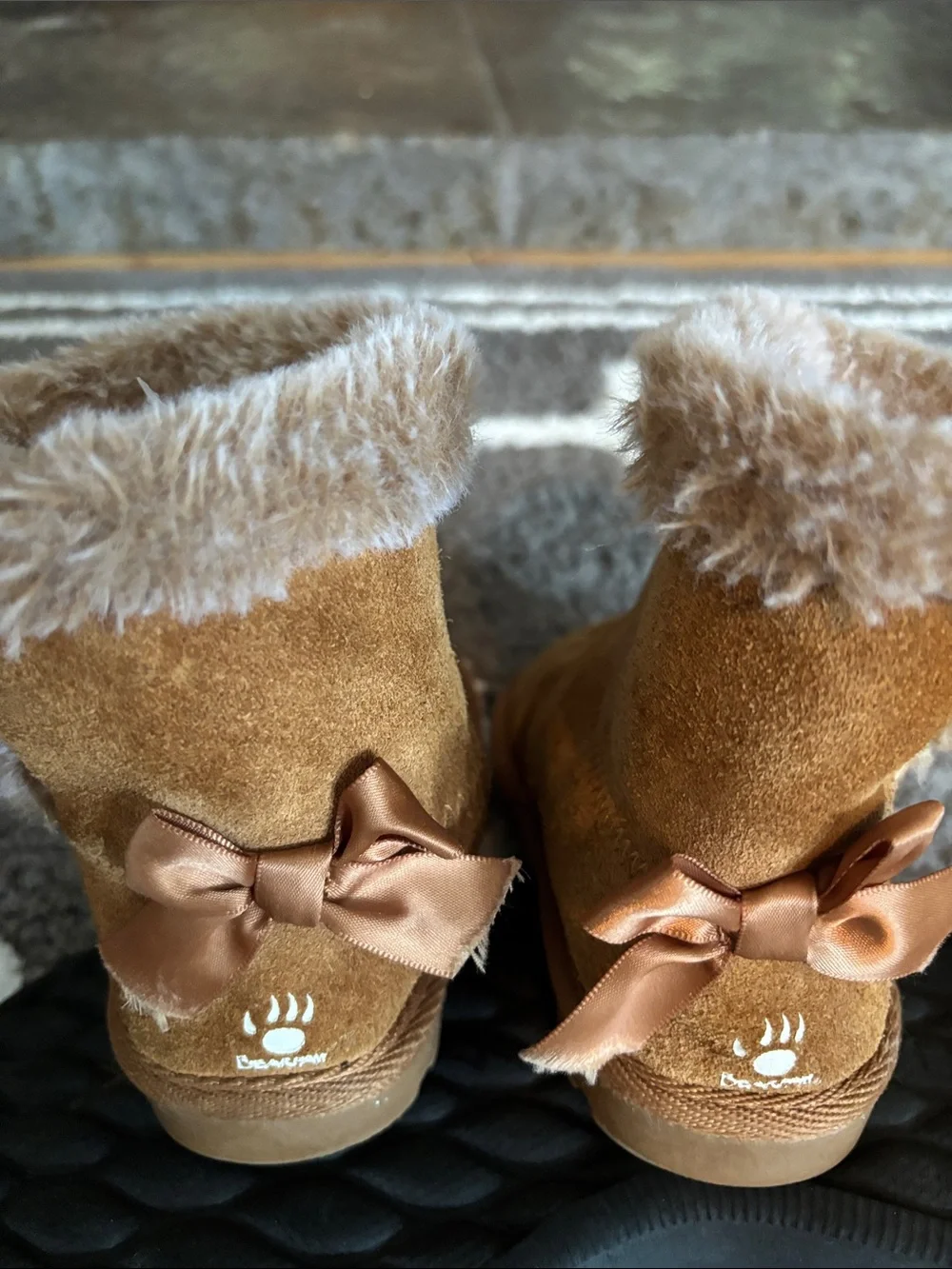 BearPaw Faux-Fur Lined Boot in Light Brown